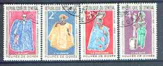 Senegal 1966 Goree Puppets set of 4 superb used, SG 315-18*, stamps on puppets, stamps on theatre, stamps on costumes