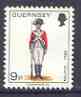 Guernsey 1974-78 Private, 4th West Regt 9p from Militia Uniforms def set unmounted mint, SG 109*, stamps on , stamps on  stamps on militaria, stamps on  stamps on uniforms