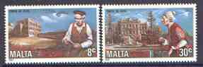 Malta 1982 Care of Elderley set of 2 unmounted mint SG 690-691, stamps on medical, stamps on nurses