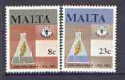 Malta 1981 World Food Day set of 2 unmounted mint, SG 665-666, stamps on food