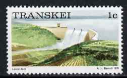 Transkei 1976-83 Lubisi Dam 1c (perf 14) from def set unmounted mint, SG 1a*, stamps on dams, stamps on civil engineering, stamps on irrigation