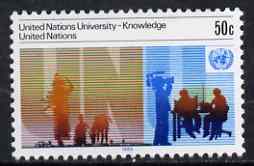 United Nations (NY) 1985 UN University unmounted mint, SG 453, stamps on education, stamps on united nations, stamps on farming