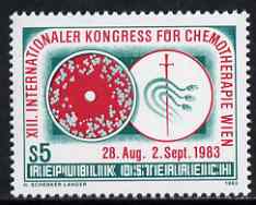 Austria 1983 Chemotherapy Congress 5s unmounted mint, SG 1972, stamps on medical, stamps on diseases, stamps on cancer