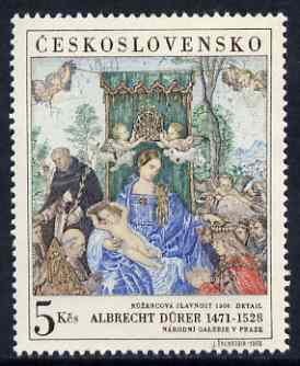 Czechoslovakia 1968 Praga 68 Stamp Exhibition (6th issue - painting by Durer) unmounted mint SG 1756, stamps on stamp exhibition, stamps on arts, stamps on durer, stamps on renaissance