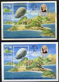 St Thomas & Prince Islands 1979 Rowland Hill (Brasiliana & Zeppelin) Printers paste-up on card for m/sheet similar to issued sheet but value is in solid type and inscript..., stamps on aviation, stamps on postal, stamps on upu, stamps on rowland hill, stamps on airships, stamps on zeppelins, stamps on  upu , stamps on 