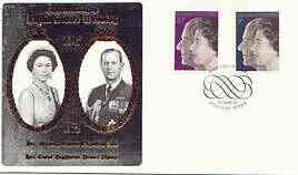 Great Britain 1972 Royal Silver Wedding set of 2 on illustrated cover with Windsor first day cancel, stamps on royalty, stamps on silver wedding