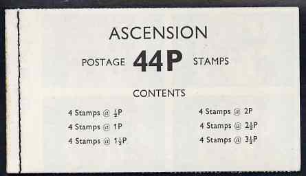 Ascension 1971 Evolution of Space Travel 44p booklet superb (with 5/71 imprint on back cover) SG SB 2a, stamps on space