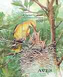 Sahara Republic 1997 Song Birds (Oriole) perf m/sheet unmounted mint, stamps on birds, stamps on oriole