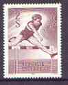 Austria 1959 Hurdling 2s unmounted mint from Sports set, SG 1348, stamps on sport, stamps on hurdles