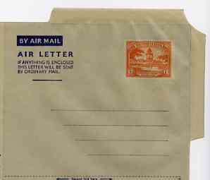 Aerogramme - British Guiana 1945/50 12c orange (Market) Air letter sheet, unused and virtually pristine, stamps on , stamps on  kg6 , stamps on market