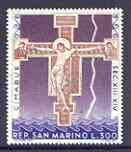 San Marino 1967 Christmas unmounted mint, SG 837*, stamps on christmas, stamps on 