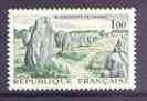 France 1965 Tourist Publicity - Monoliths at Carnac 1f unmounted mint, SG 1688*, stamps on monuments, stamps on tourism, stamps on heritage