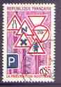 France 1968 Road Safety 25c superb cds used, SG 1780, stamps on roads, stamps on safety