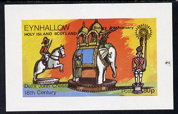 Eynhallow 1976 Chess Pieces (Rotary) imperf souvenir sheet (80p value) unmounted mint, stamps on , stamps on  stamps on chess, stamps on  stamps on rotary