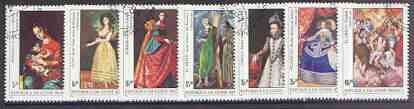 Guinea - Bissau 1984 Espana '84 Stamp Exhibition (Paintings) perf set of 7 very fine used, SG 835-41, Mi 757-63*, stamps on stamp exhibitions, stamps on arts, stamps on velazquez, stamps on el greco, stamps on 