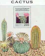 Sahara Republic 1997 Cacti complete perf m/sheet unmounted mint, stamps on flowers, stamps on cacti