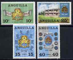Anguilla 1968 35th Anniversary of Girl Guides set of 4 unmounted mint, SG 40-43, stamps on scouts, stamps on guides