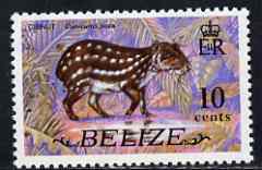 Belize 1974 Paca (Gibnut) 10c (from def set) unmounted mint SG 368, stamps on animals, stamps on rodents
