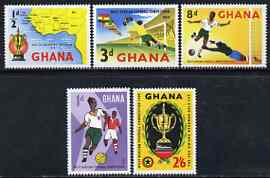 Ghana 1959 West African Football Competition set of 5 unmounted mint, SG 228-32, stamps on football, stamps on sport