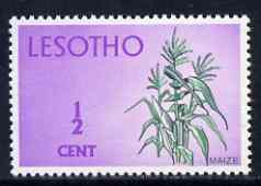 Lesotho 1971 Maize 1/2c from def set unmounted mint, SG 191*, stamps on maize, stamps on agriculture
