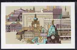 Germany - East 1979 National Stamp Exhibition perf m/sheet unmounted mint, SG MS E2153, stamps on stamp exhibitions, stamps on clocks, stamps on 