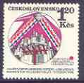 Czechoslovakia 1971 Intersputnik Day unmounted mint, SG 1997, stamps on space