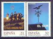 Spain 1997 Spanish Cinema Posters (3rd issue) perf set of 2 unmounted mint, SG3419-20, stamps on films, stamps on cinema