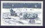 French Southern & Antarctic Territories 1983 Dog Sledge 4f55 unmounted mint, SG 176, stamps on polar, stamps on dogs, stamps on transport, stamps on 