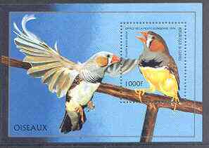 Guinea - Conakry 1996 Birds perf m/sheet unmounted mint, stamps on , stamps on  stamps on birds