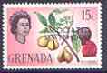 Grenada 1967 Nutmeg 15c (from Associated Statehod opt'd def set) unmounted mint, SG 270, stamps on foods, stamps on spices