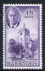 Barbados 1950 St Michaels Cathedral 48c from def set unmounted mint, SG 279, stamps on cathedrals, stamps on , stamps on  kg6 , stamps on 