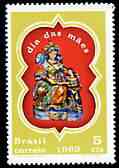 Brazil 1969 Mothers Day (Statue) without gum SG 1254, stamps on women, stamps on statues