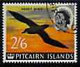 Pitcairn Islands 1964-65 Murphys Petrel 2s6d from def set fine used, SG 46, stamps on birds, stamps on petrel