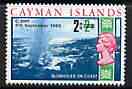 Cayman Islands 1969 Blowholes 2c on 2d from decimal opt def set unmounted mint, SG 240*, stamps on oceans, stamps on weather, stamps on volcanoes