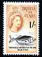 Tristan da Cunha 1960 Blue Medusafish 1s from def set unmounted mint, SG 38, stamps on , stamps on  stamps on marine life, stamps on  stamps on fish