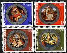 Montserrat 1972 Christmas (Paintings) perf set of 4 unmounted mint, SG 303-306, stamps on christmas, stamps on arts, stamps on david, stamps on 
