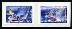 Australia 1994 Sydney to Hobart Yacht race self-adhesive set of 2 unmounted mint, SG 1493-94, stamps on , stamps on  stamps on self adhesive, stamps on  stamps on yachts, stamps on  stamps on 