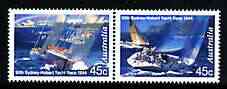Australia 1994 Sydney to Hobart Yacht race perf set of 2 unmounted mint, SG 1491a, stamps on yachts, stamps on 