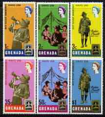 Grenada 1968 World Scout Jamboree perf set of 6 unmounted mint, SG 283-88, stamps on scouts