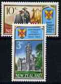 New Zealand 1969 Centenary of Otago University perf set of 2 unmounted mint, SG 897-98, stamps on universities, stamps on education, stamps on 