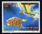 Mexico 1982 Hawksbill Turtles 1p60 unmounted mint, SG 1638* , stamps on , stamps on  stamps on turtles, stamps on  stamps on reptiles