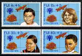 Fiji 1979 International Year of the Child perf set of 4 unmounted mint, SG 576-79, stamps on children, stamps on , stamps on  iyc , stamps on 