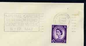 Postmark - Great Britain 1966 cover bearing illustrated slogan cancellation for Imperial Cancer Research Fund, stamps on , stamps on  stamps on medical, stamps on  stamps on diseases