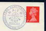 Postmark - Great Britain 1969 cover bearing illustrated cancellation for 20 Years of NATO (BFPS), stamps on nato