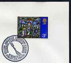 Postmark - Great Britain 1972 cover bearing illustrated cancellation for British Ashantee Exhibition, National Army Museum (BFPS), stamps on militaria, stamps on battles, stamps on museums, stamps on exhibitions