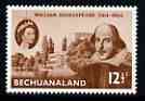 Bechuanaland 1964 400th Birth Anniversary of Shakespeare 12.5c unmounted mint, SG 185*, stamps on , stamps on  stamps on personalities, stamps on  stamps on shakespeare, stamps on  stamps on literature