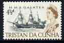Tristan da Cunha 1965-67 HMS Galatea 4.5d from def set unmounted mint, SG 76, stamps on , stamps on  stamps on ships, stamps on  stamps on 