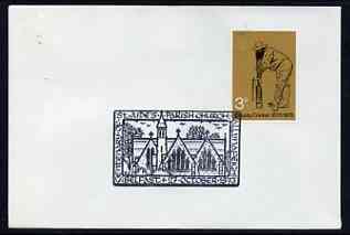 Postmark - Great Britain 1973 cover bearing illustrated cancellation for Centenary of St Jude's Parish Church, stamps on churches