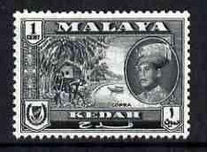 Malaya - Kedah 1959 Copra 1c (from def set) unmounted mint, SG 104, stamps on copra, stamps on food