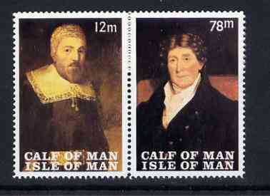 Calf of Man 1969 Paintings from Manx Museum #4 perf set of 2 unmounted mint (Rosen CA139-40), stamps on arts, stamps on museums
